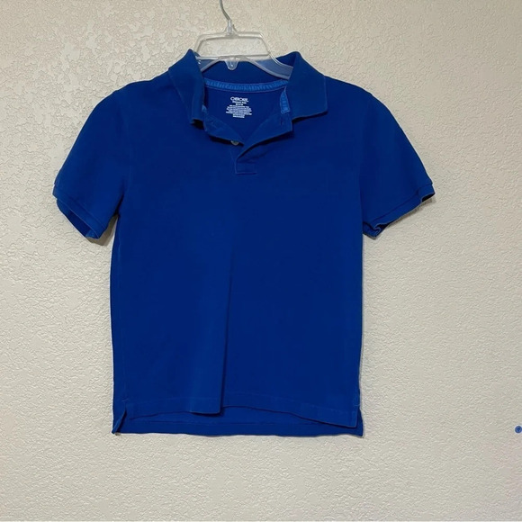 Set of 2 Kids Blue Polo Shirts size Medium 8/10 - Picture 3 of 12